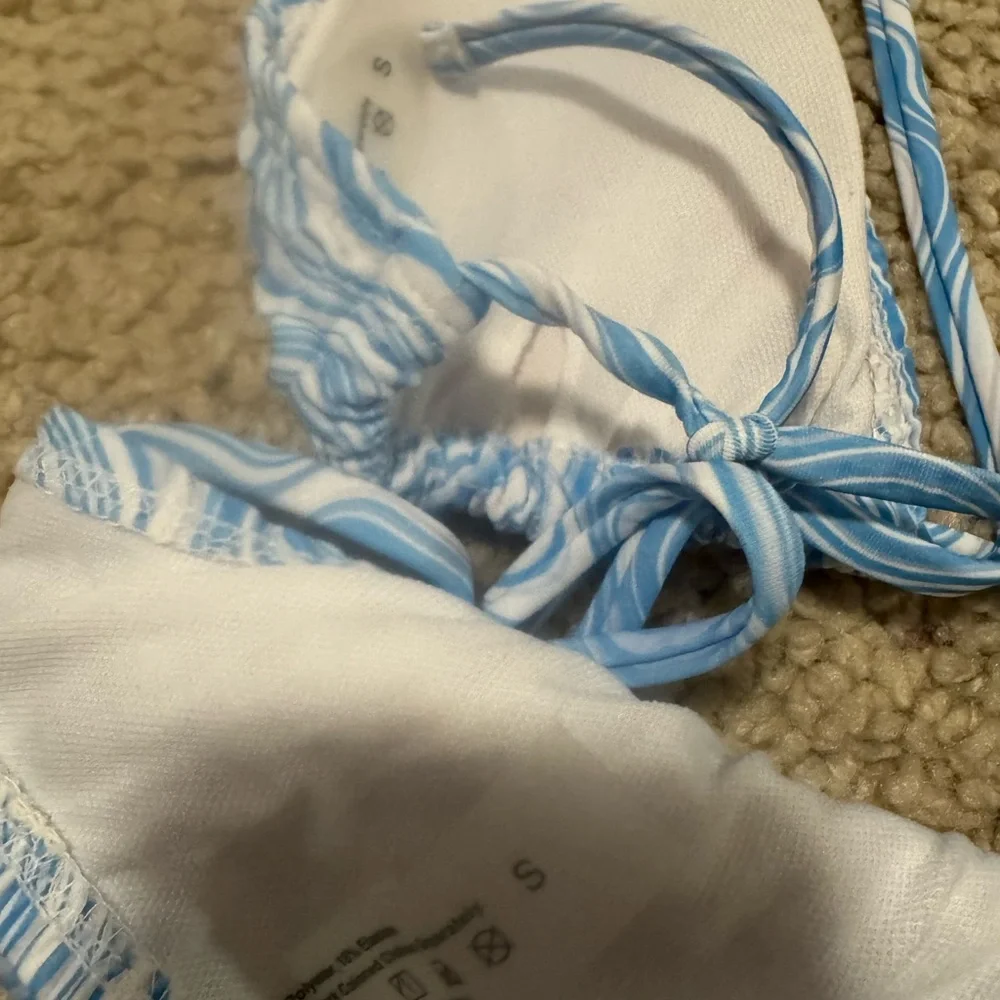 Blue Patterned Bikini - Picture 3 of 3